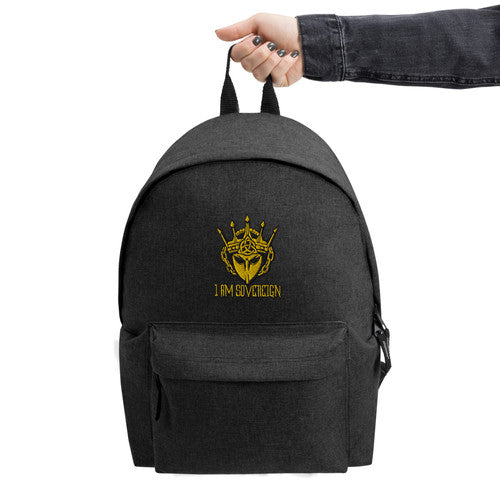 I am Sovereign Embroidered Backpack | Sovereign Academy